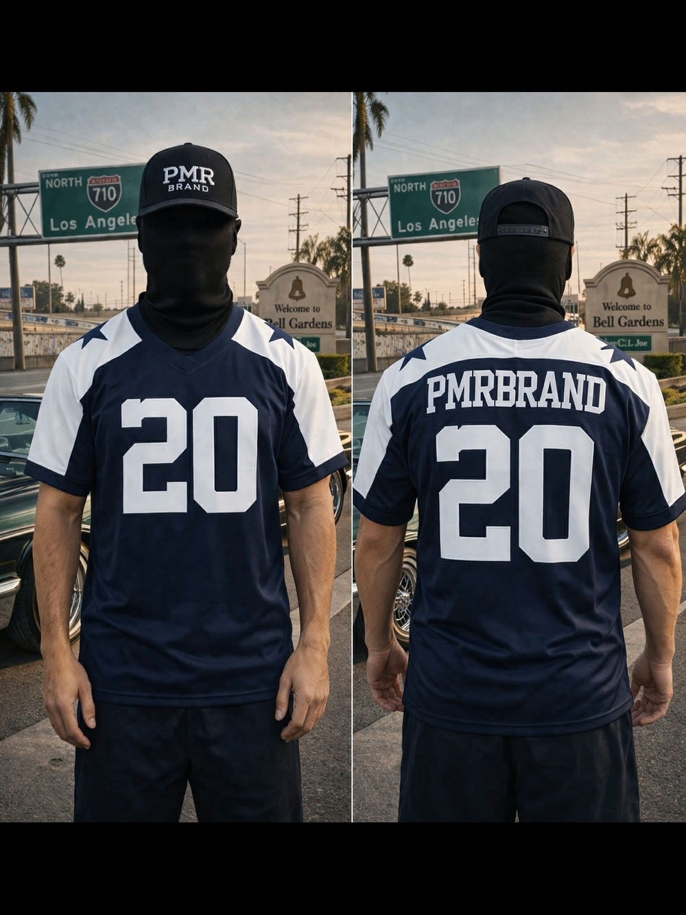 Men's Navy and White Performance Jersey - 20